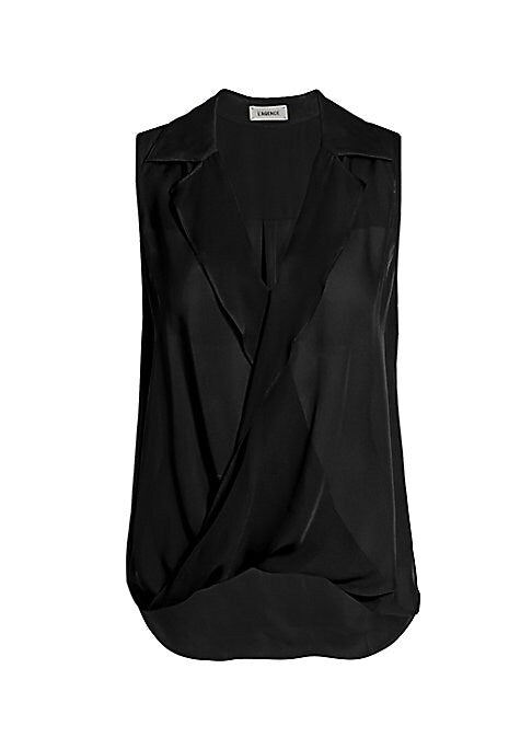 Luxe Draped Silk Top
