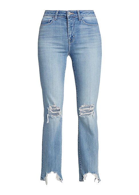 Chic Ankle Distressed Jeans