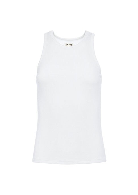 Contrast Trim Rib Tank