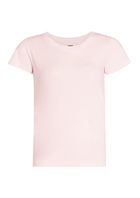 Rolled Hem Crop Tee