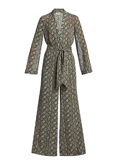 Floral Belted Wide-Leg Jumpsuit