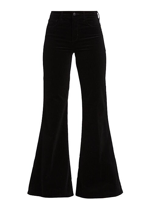 Velvet Flare Glam Pants