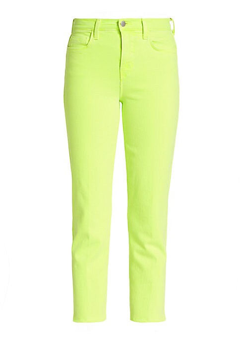Cropped Chic Denim Trousers