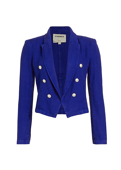 Cropped Linen Jacket