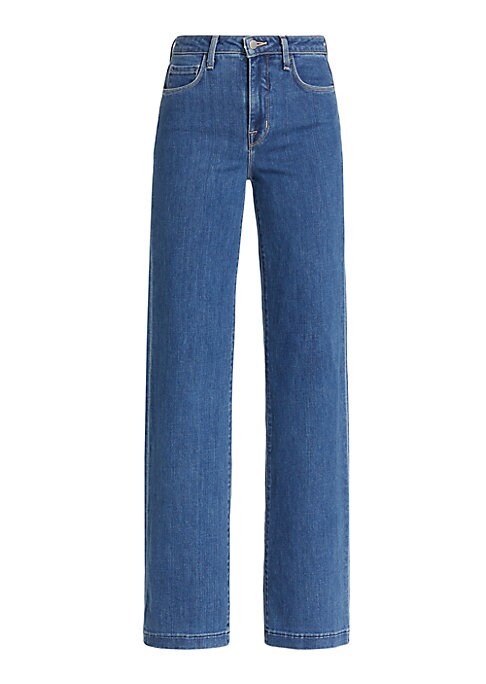 Elevated Stretch Wide-Leg Jeans