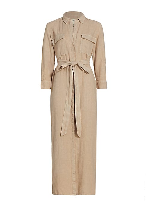 Linen Elegance Shirtdress