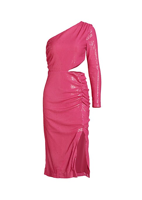 Metallic Cutout Dress