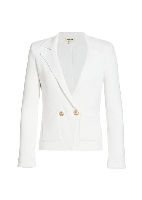 Goldtone Knit Blazer
