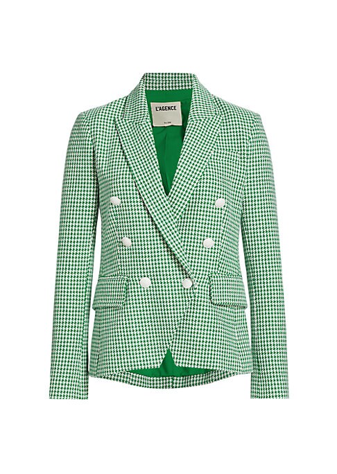 Houndstooth Chic Blazer
