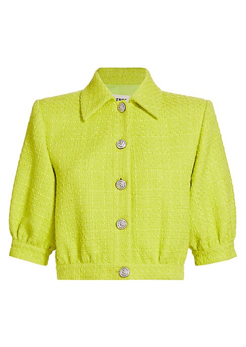 Puff Sleeve Knit Jacket