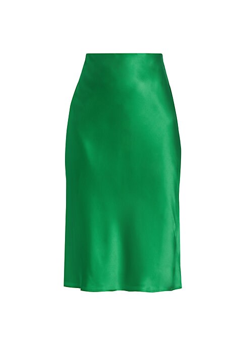 Silk Elegance Midi Skirt