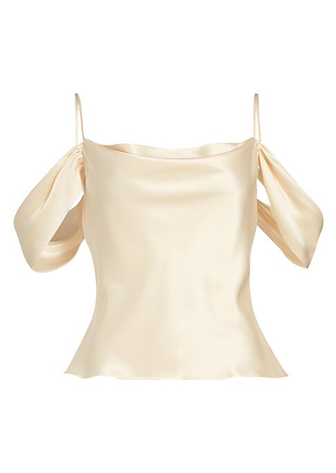 Silk Off-Shoulder Camisole