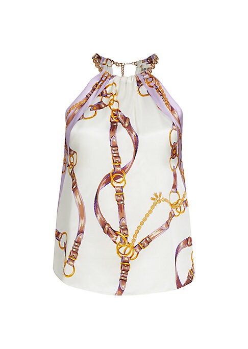 Elegant Chain Halter Top