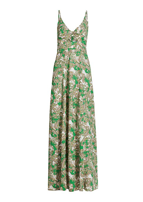 Twisting Paisley Elegance Dress