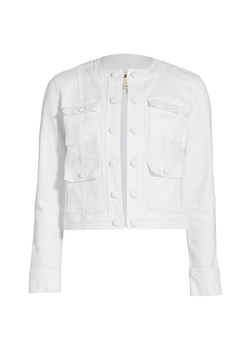 Chic Cargo Denim Jacket