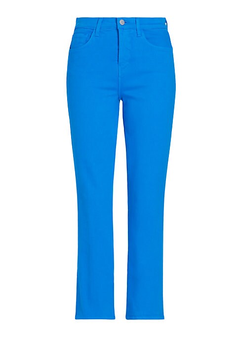 Chic Straight-Leg Denim Pants