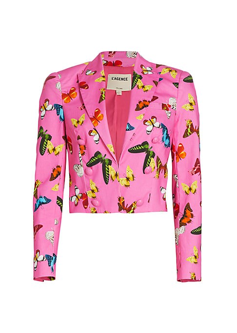 Butterfly Print Blazer
