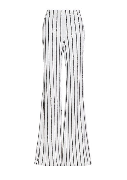 Glimmering Striped Trousers