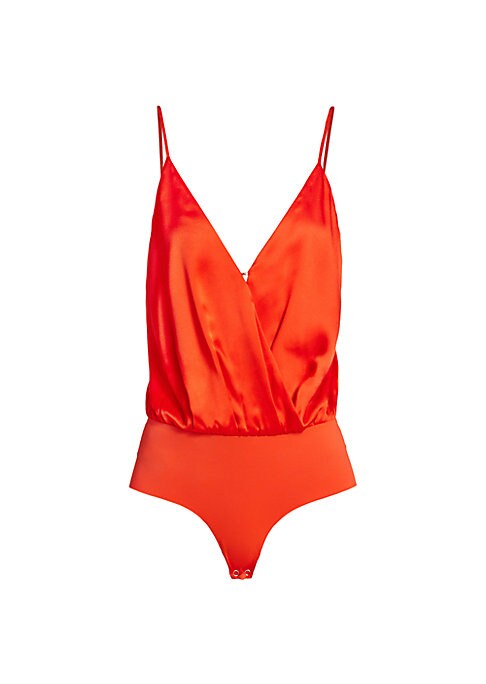 Silk V-Neck Bodysuit