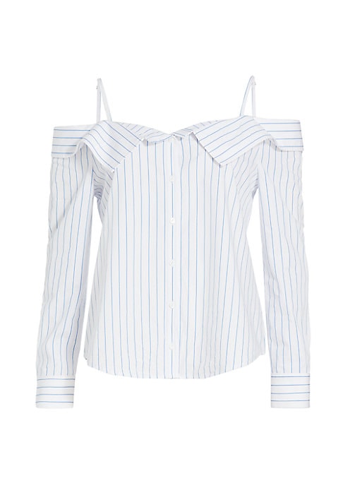 Cropped Striped Blouse
