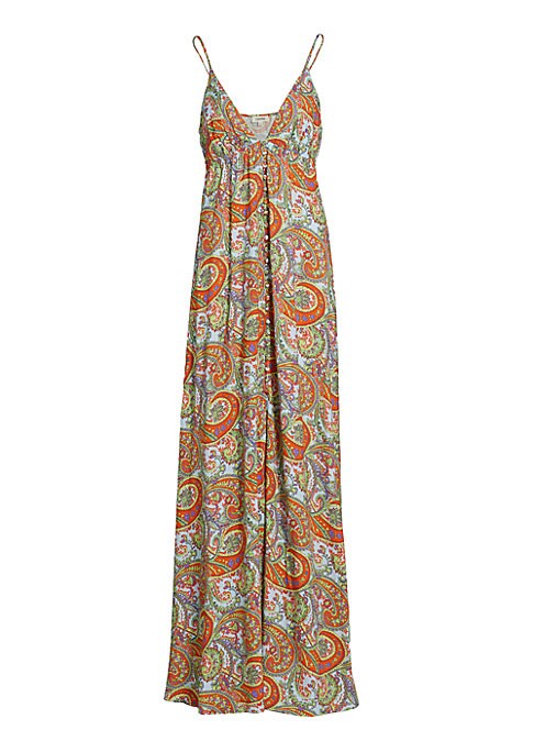 Paisley Elegance Maxi Dress