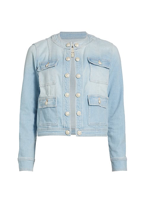 Chic Cropped Denim Jacket