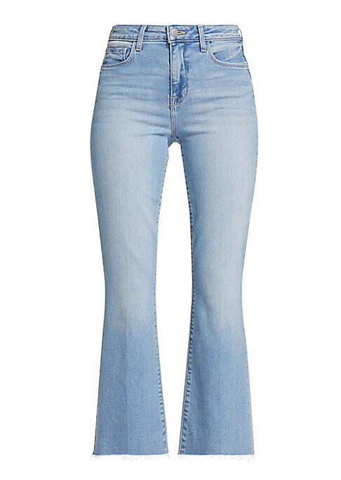 Flared Ankle Crop Jeans