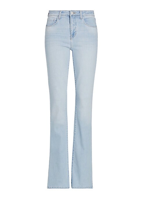 Split Cuff Boot-Cut Jeans