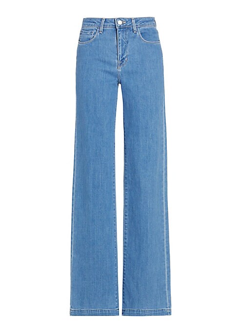 Chic Wide-Leg Denim Pants