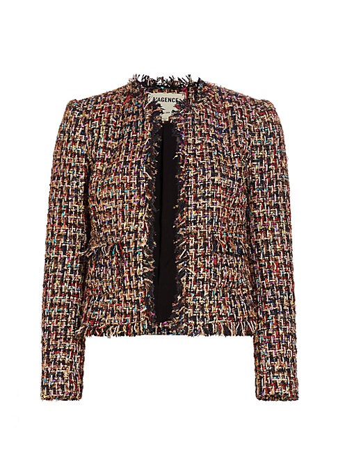 Fringe Chic Tweed Jacket