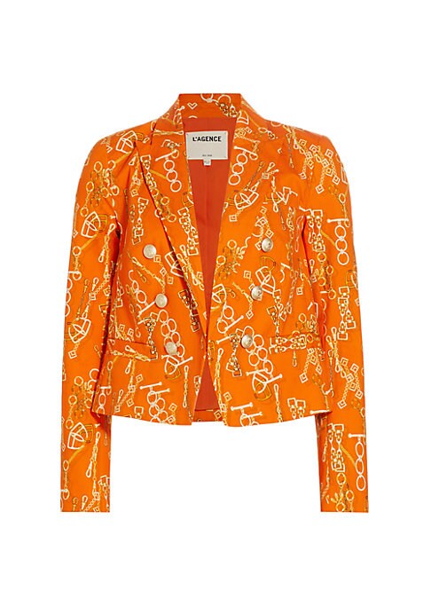 Chain-Print Blazer Delight