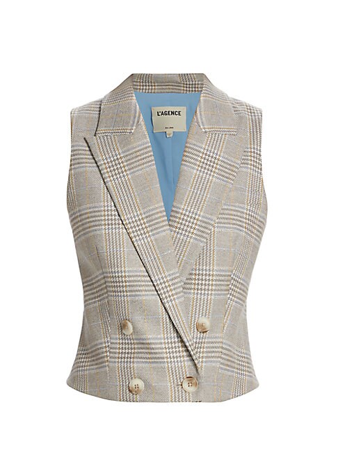 Chic Plaid Vest
