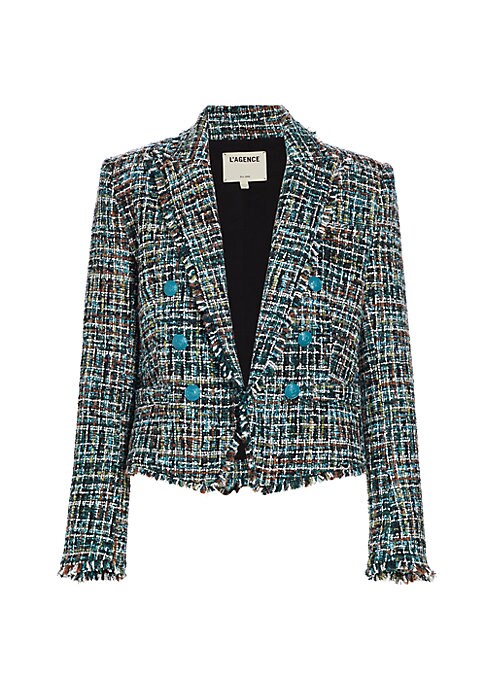Fringe Tweed Blazer