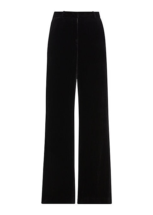 Luxurious Wide Velvet Trousers