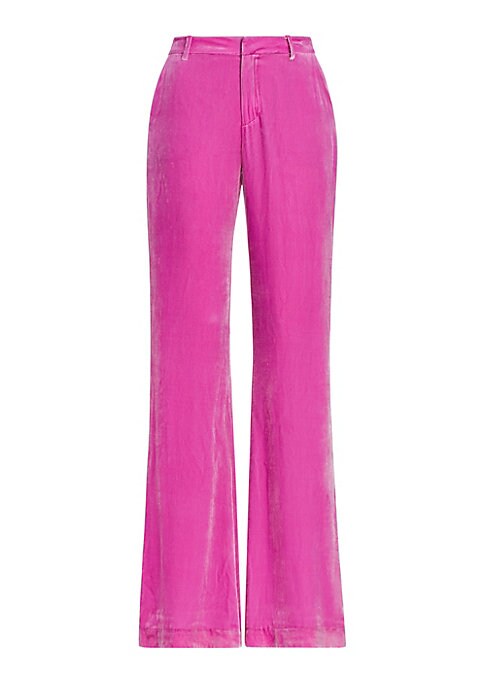 Velvet Kick Flare Pants