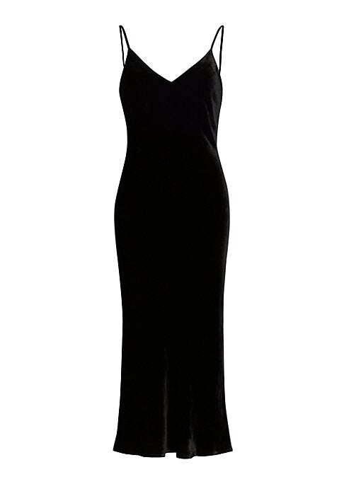 Silk V-Neck Slip Dress
