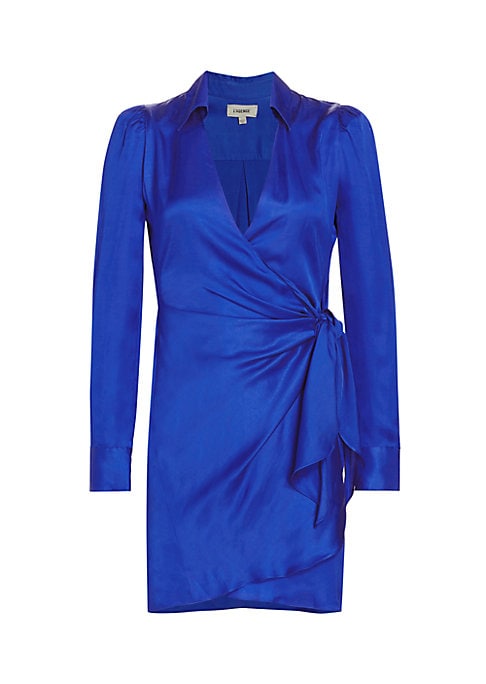 Satin Puff Minidress
