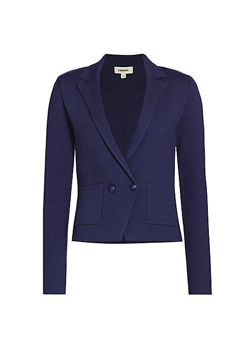 Chic Knit Blazer Delight