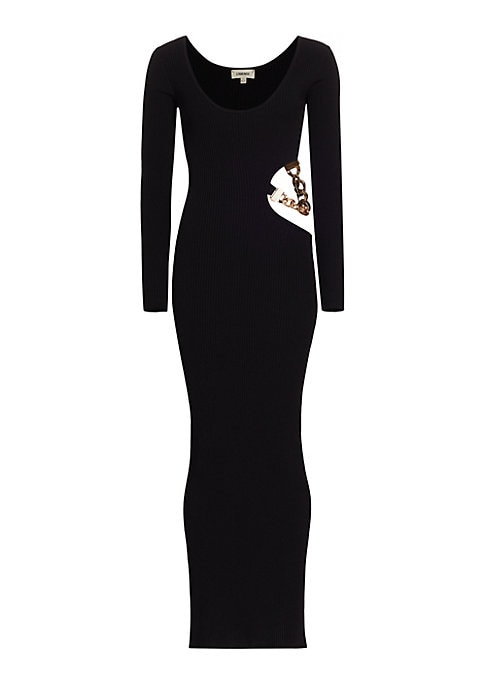 Chic Chain Cut-Out Dress