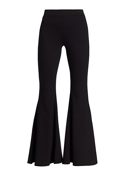 Flare Ponte Knit Trousers