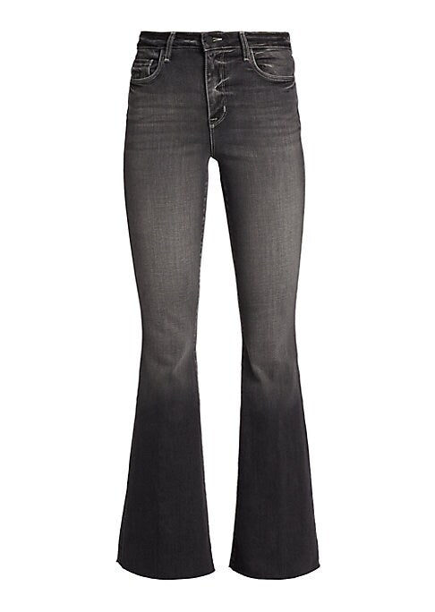 Flared Denim Statement Jeans