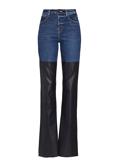 Chic Flare Denim Trousers