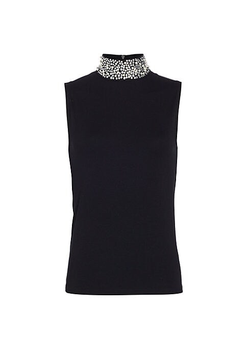 Crystal Adorned Mock Top