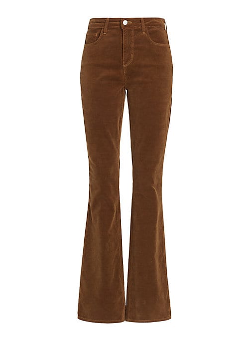 Velvet Flare Trousers