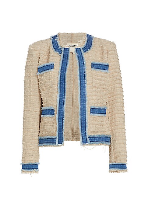 Tweed & Denim Chic Jacket