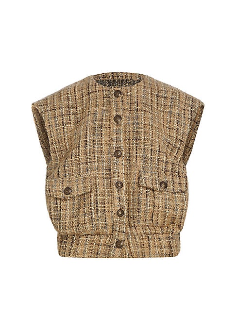 Chic Bouclé Vest