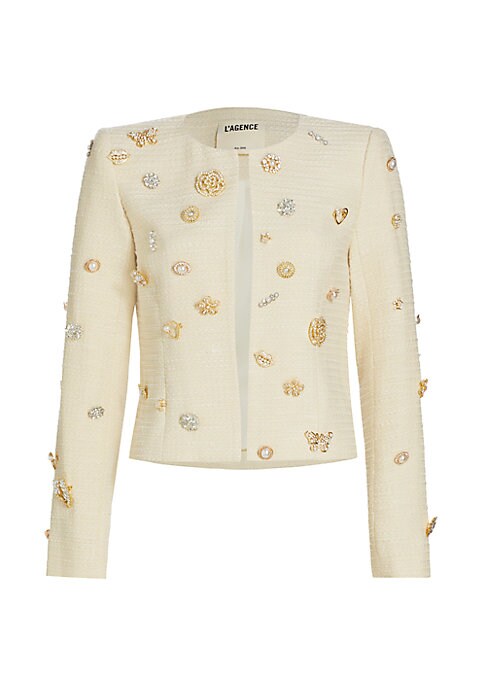 Dazzling Bouclé Statement Jacket