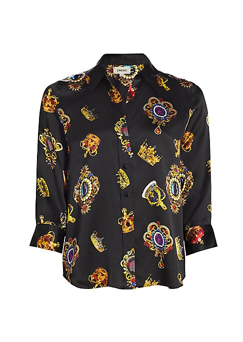 Silk Charm Button Shirt