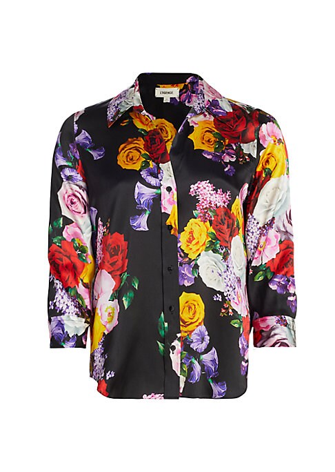 Silk Floral Breeze Top