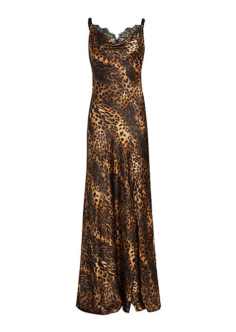 Luxe Lace & Silk Gown